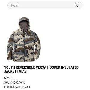 KUIU Kids Camouflage Hooded Jacket